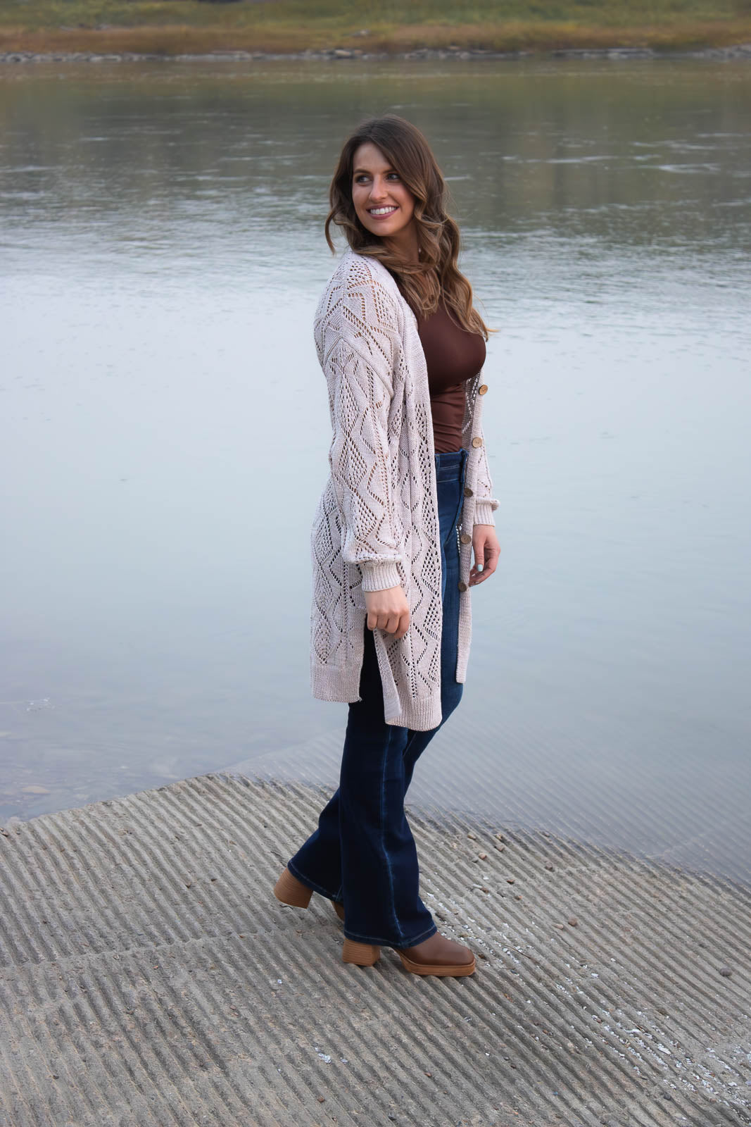 Chinook Long Button Up Cardigan