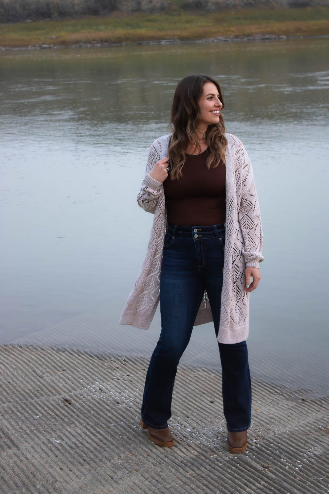 Chinook Long Button Up Cardigan