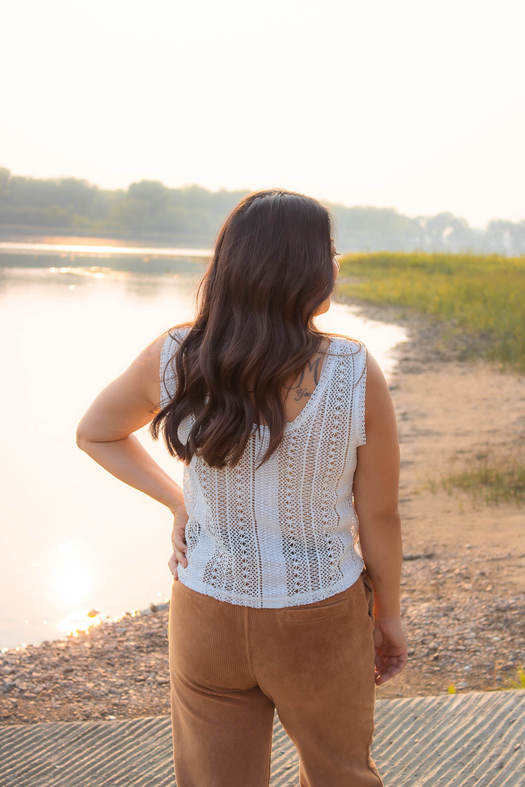 Sunday Lace Crochet Tank Top