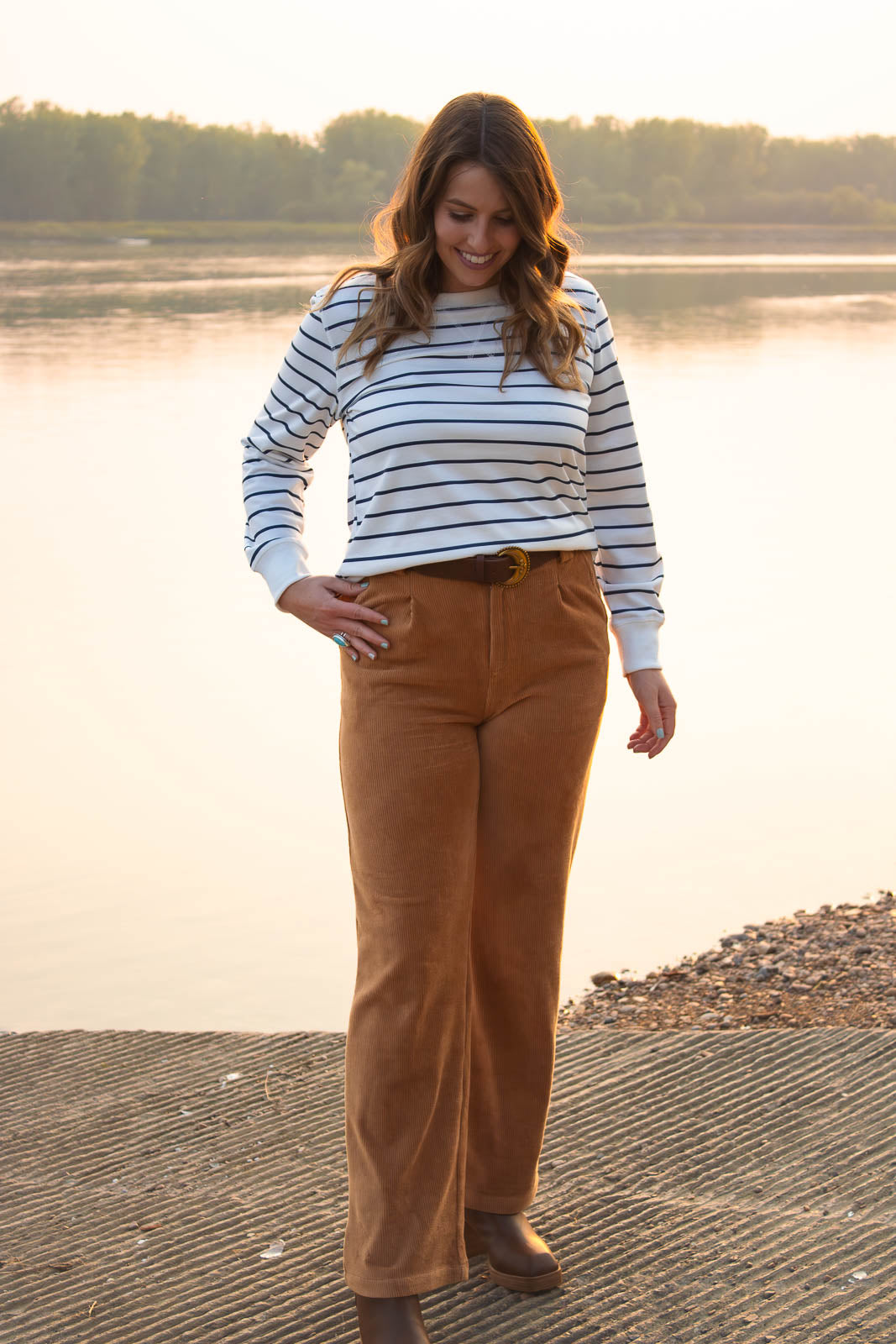 Saco Striped Top