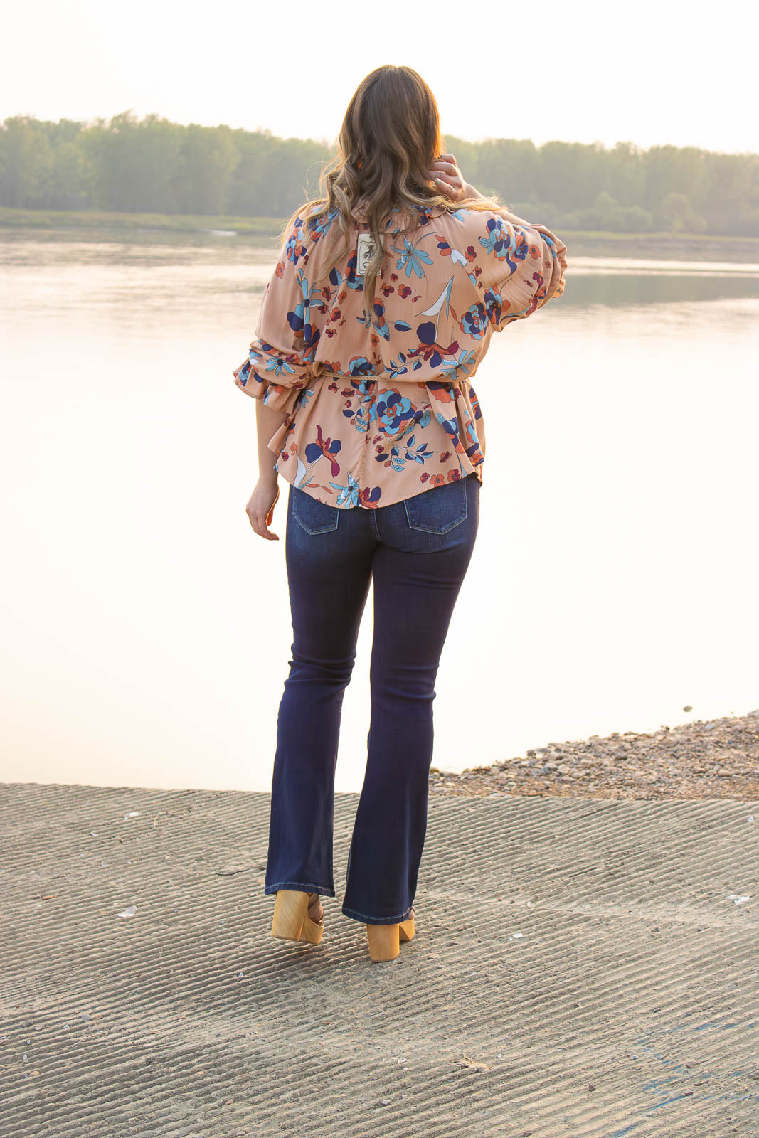 Powell Print Peasant Top