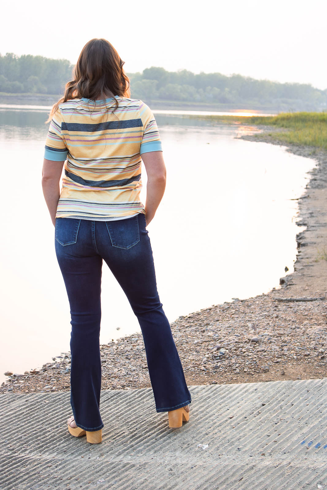 Tasha Striped Crew Neck T-Shirt