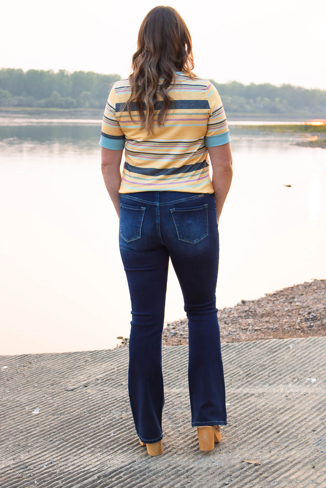 Tasha Striped Crew Neck T-Shirt