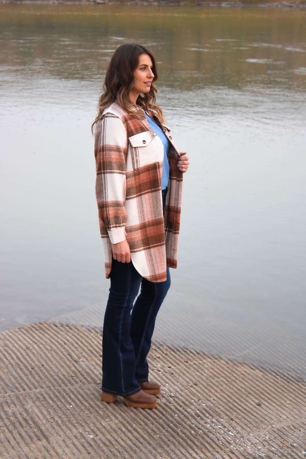 Bridger Long Plaid Shacket