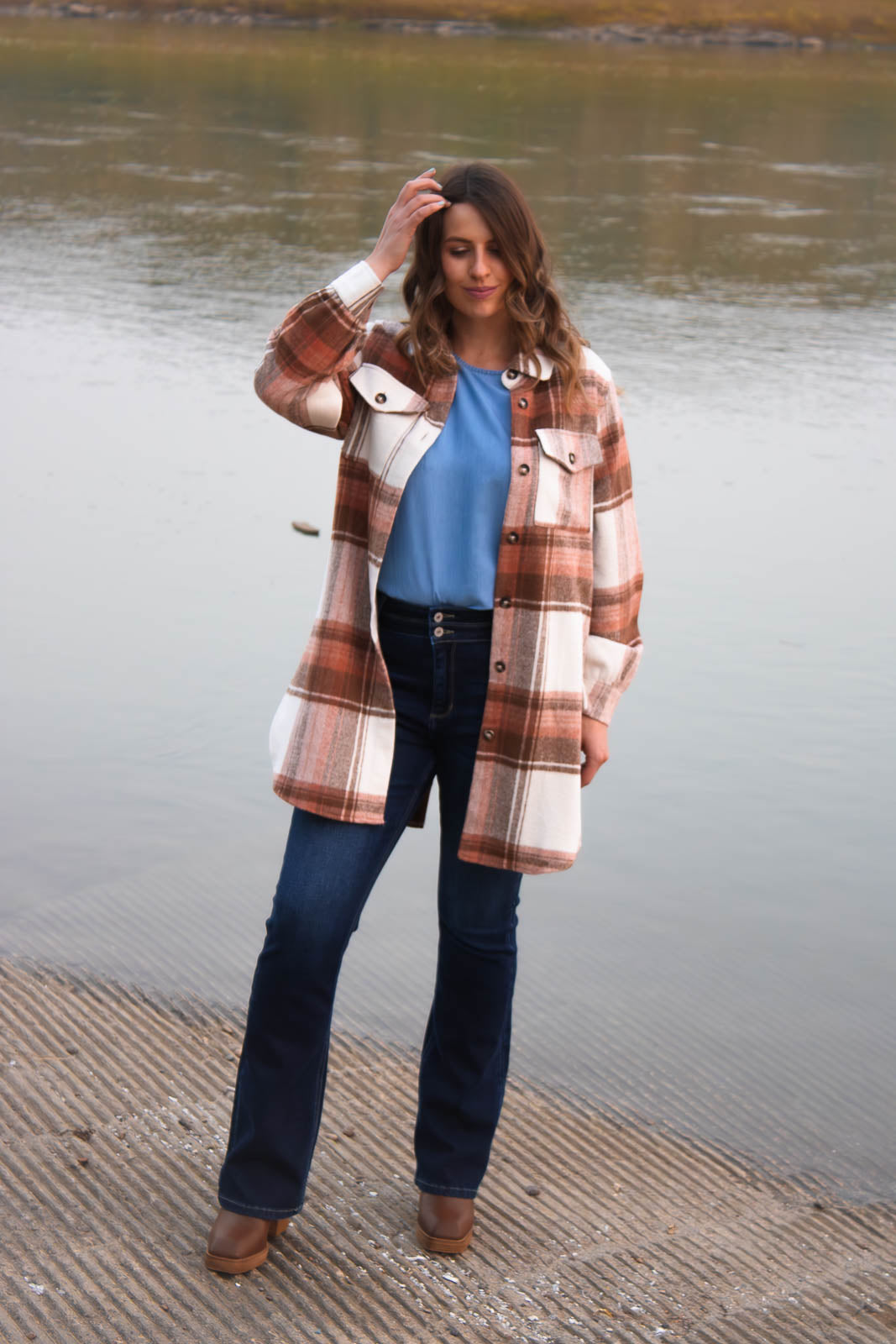 Bridger Long Plaid Shacket