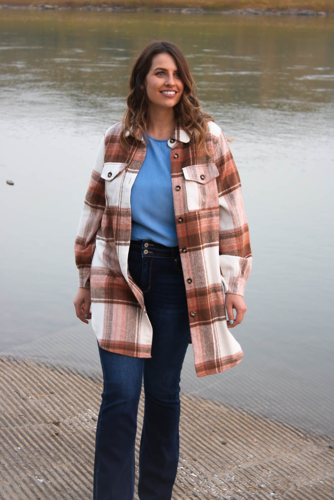 Bridger Long Plaid Shacket