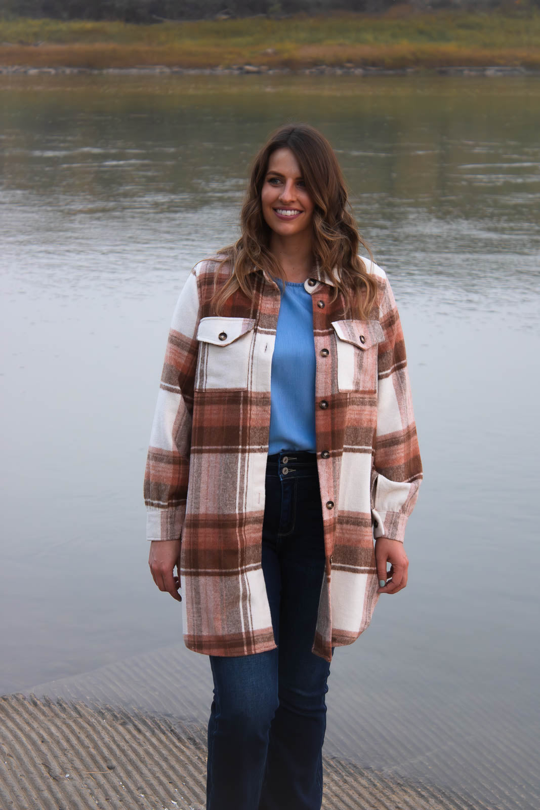 Bridger Long Plaid Shacket