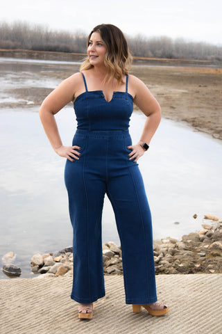 Katrina Striped Jumpsuit