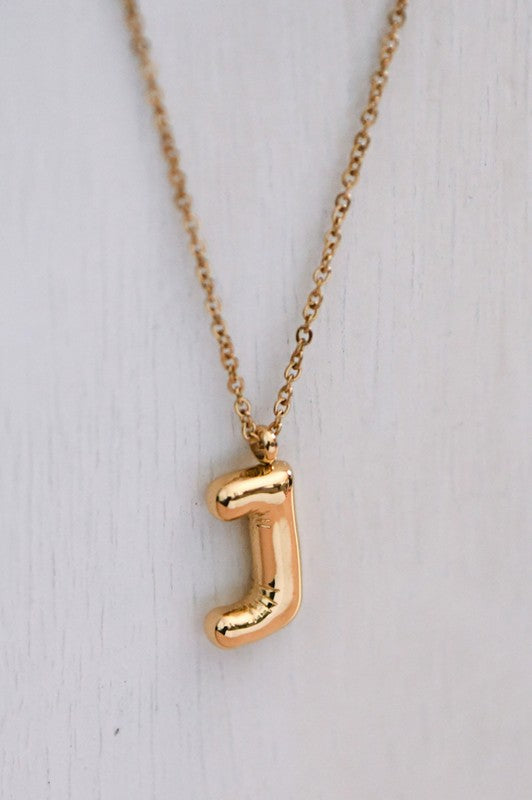 Troy Gold Dipped Initial Necklace