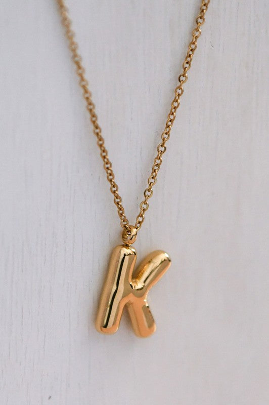 Troy Gold Dipped Initial Necklace
