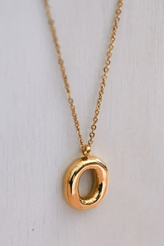Troy Gold Dipped Initial Necklace