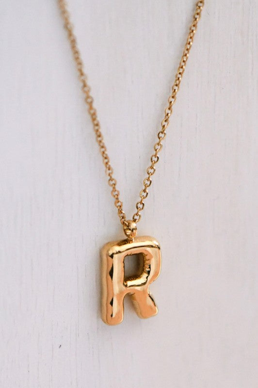 Troy Gold Dipped Initial Necklace