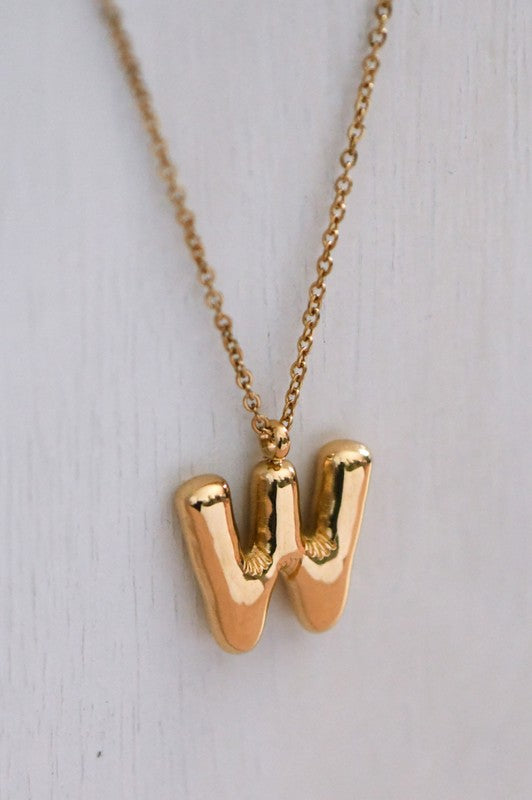 Troy Gold Dipped Initial Necklace
