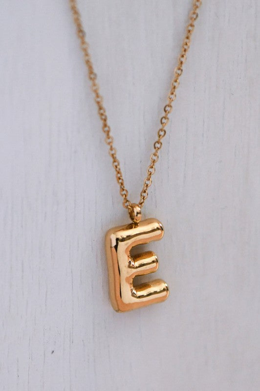 Troy Gold Dipped Initial Necklace