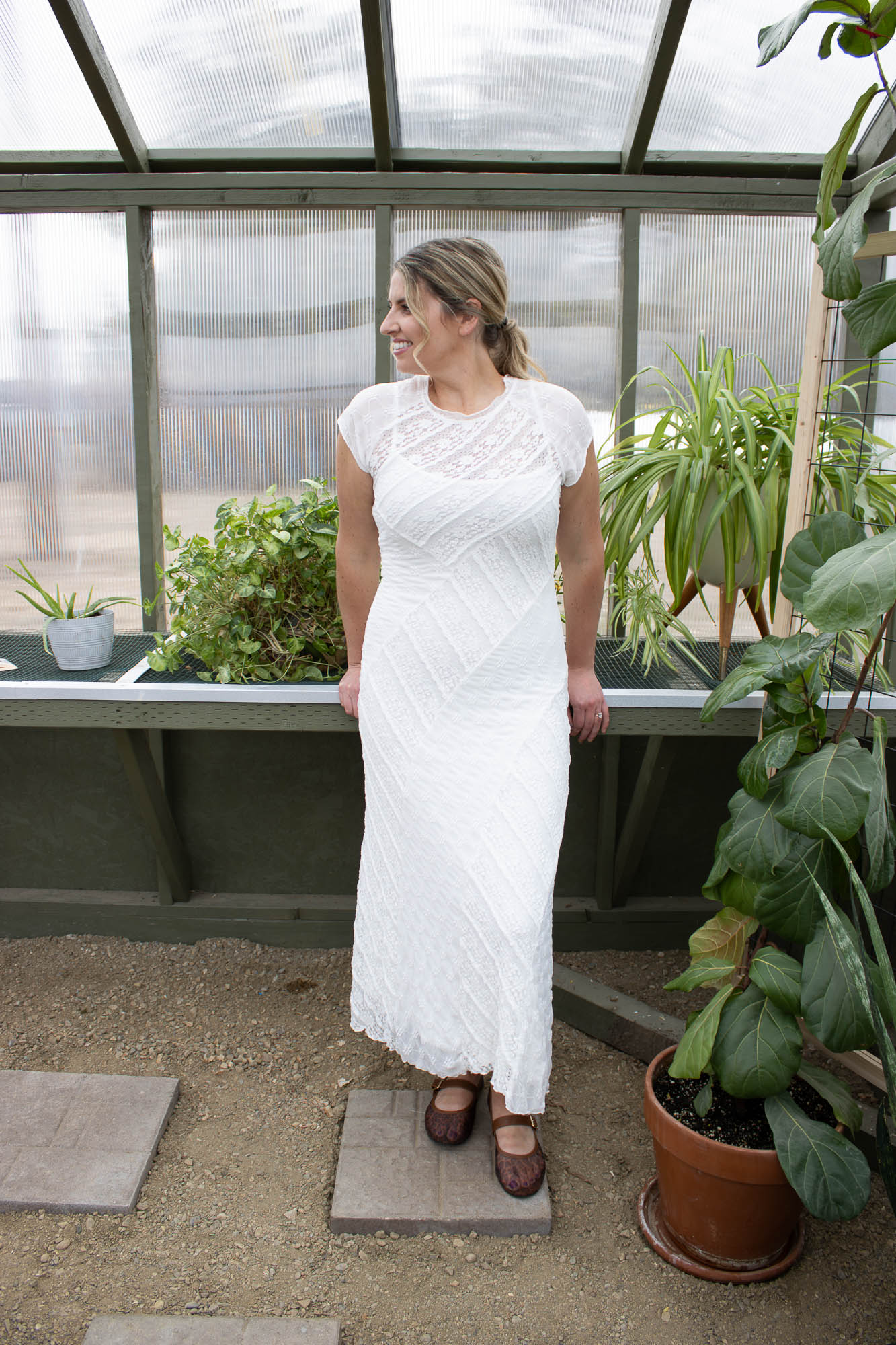 Bianca Mixed Lace Maxi Dress