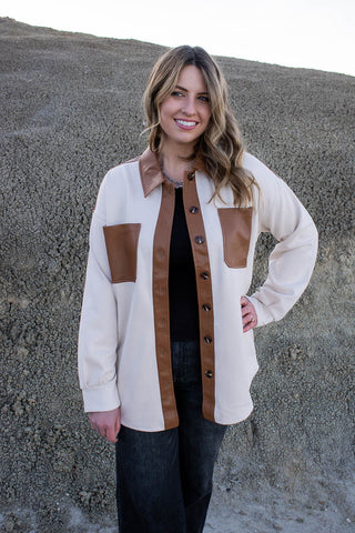 Nevada Denim and Suede Jacket