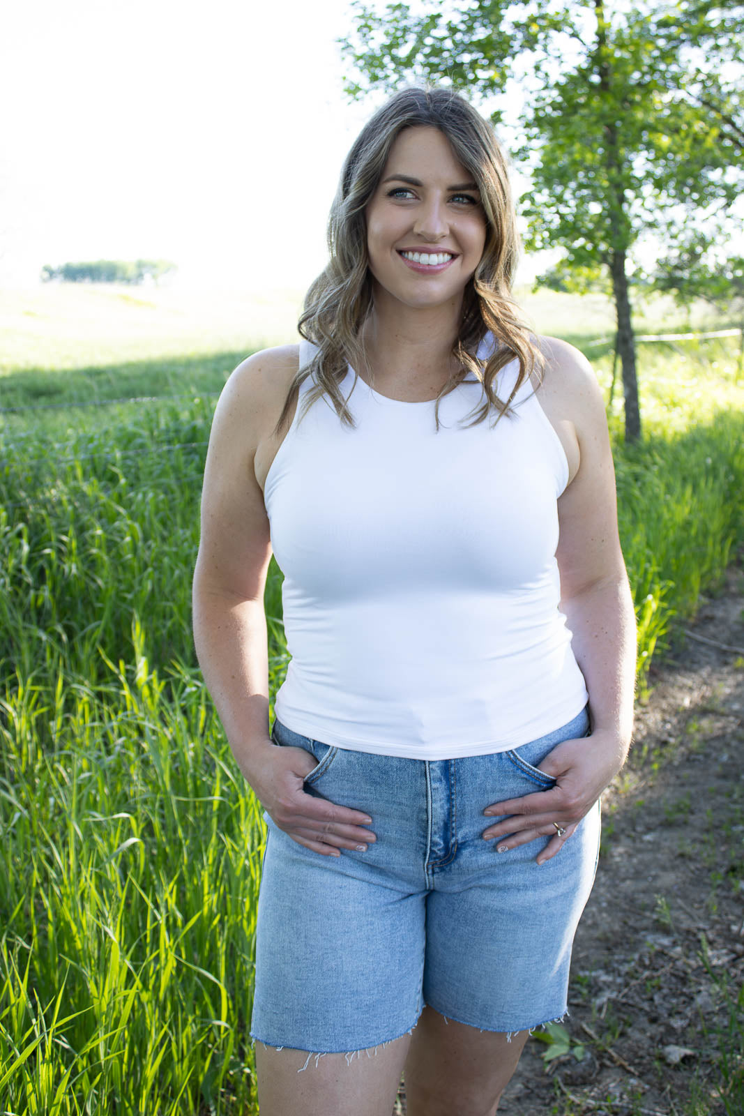 Kristen Double Layer Knit Tank