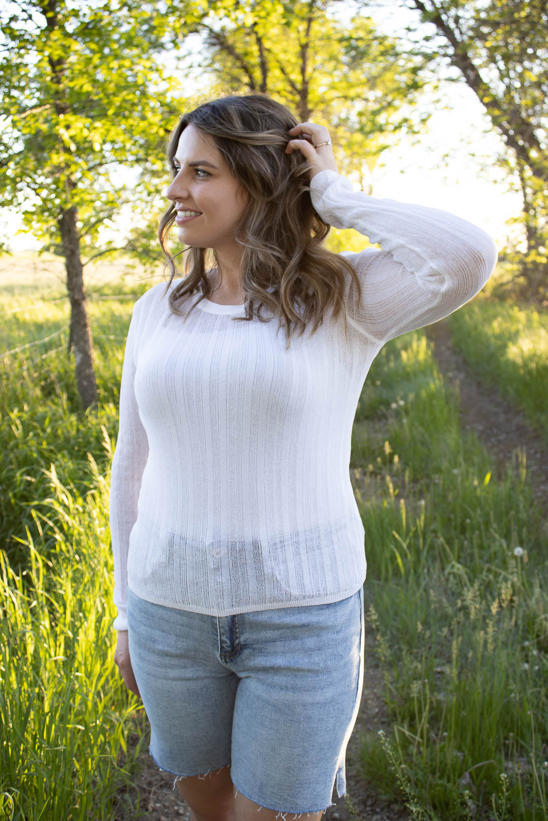 Sidney Semi-Sheer Top