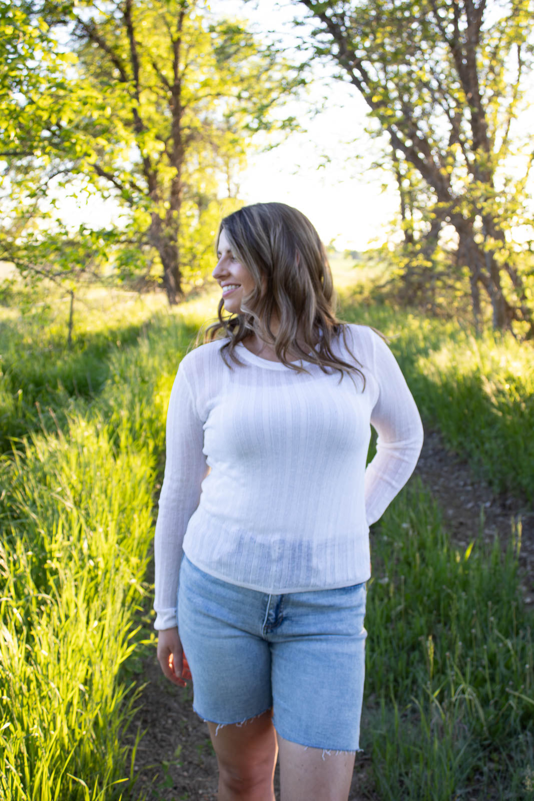 Sidney Semi-Sheer Top