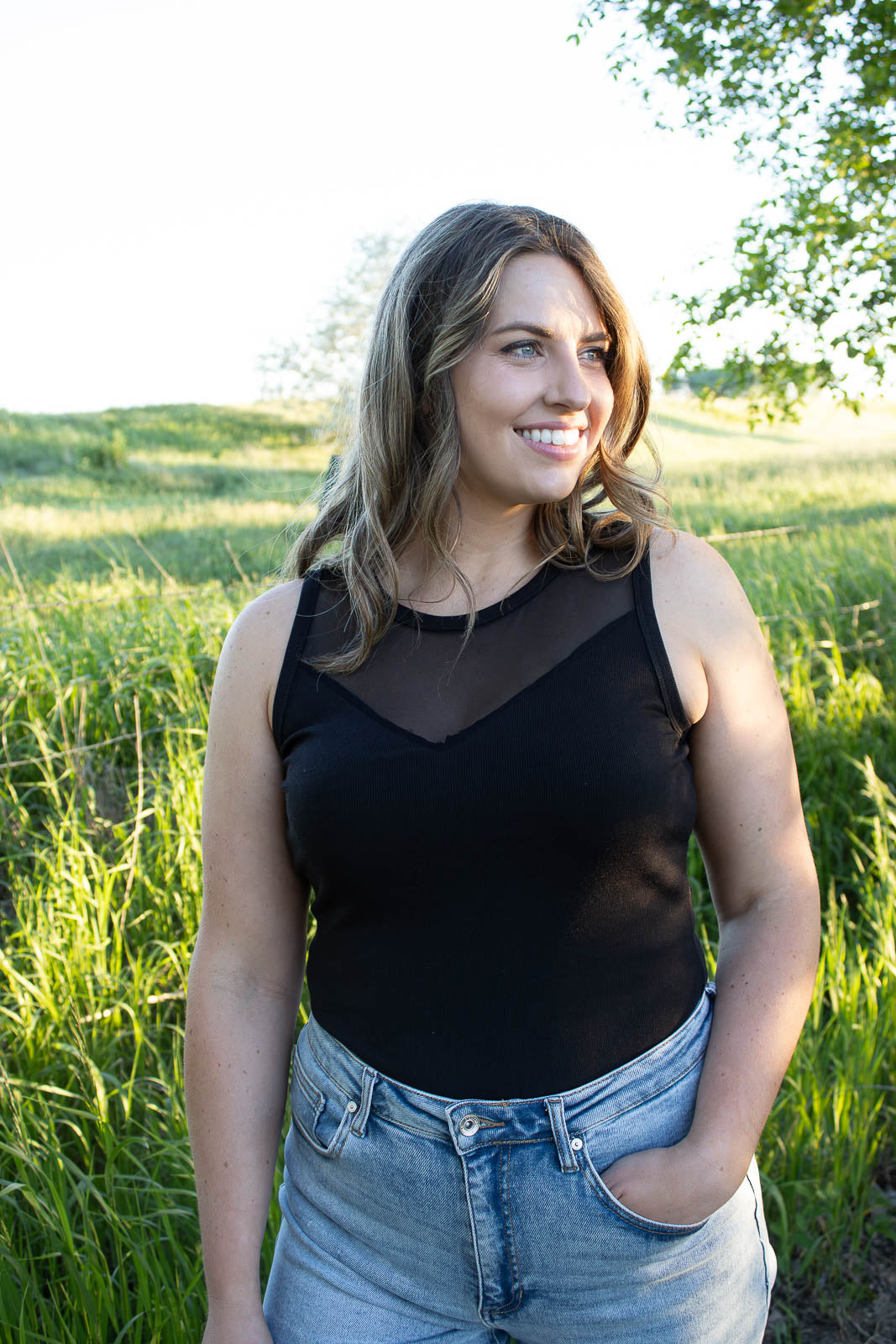 Caitriona Black Bodysuit