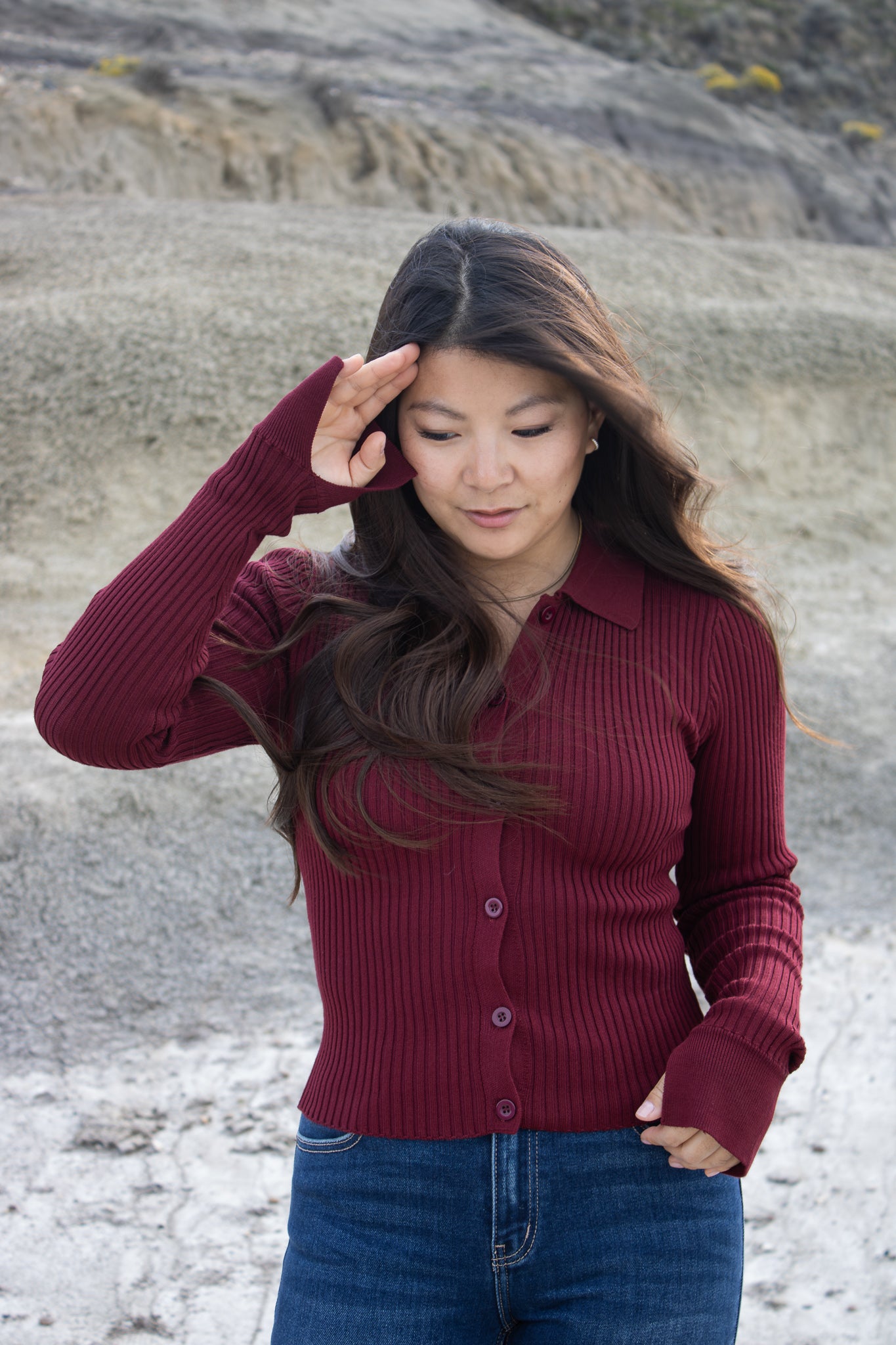 Chacon Collared Cardigan