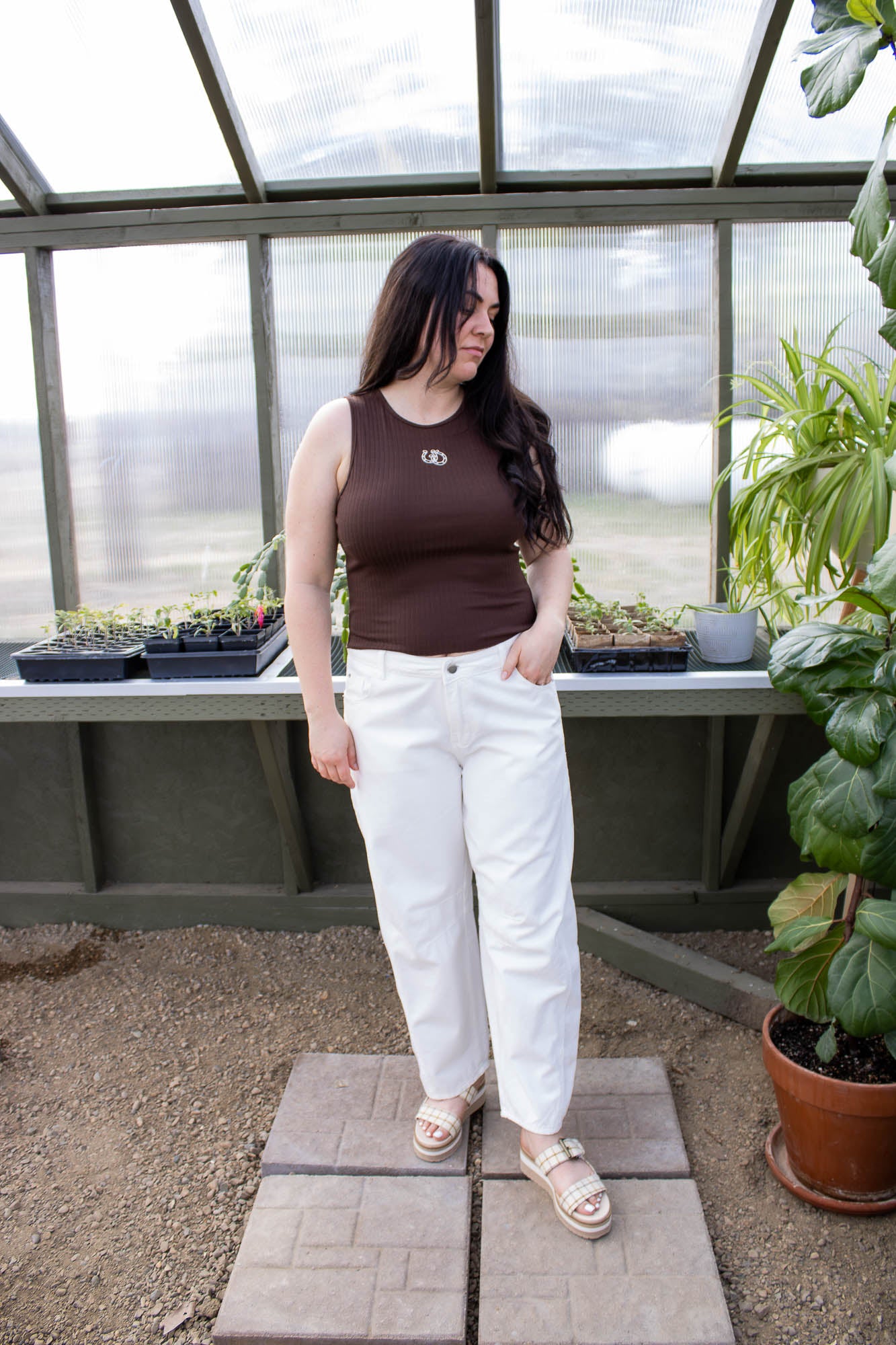 Dakota Horseshoe Knit Tank