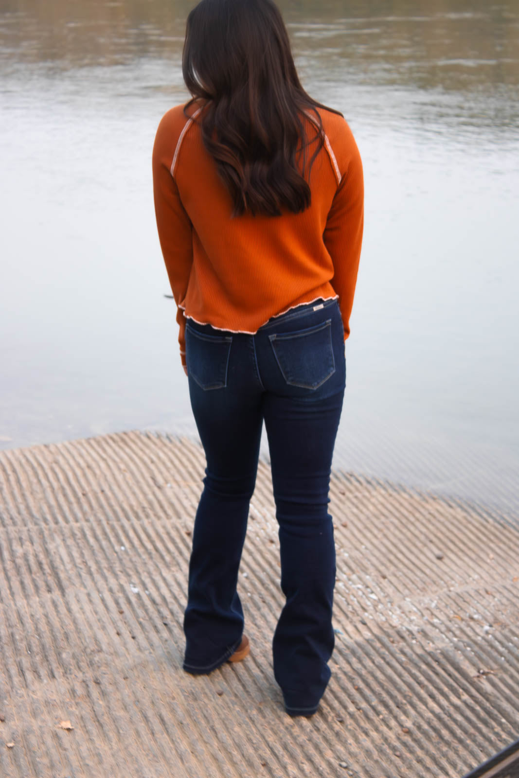 Lima Contrast Seam Detail Top