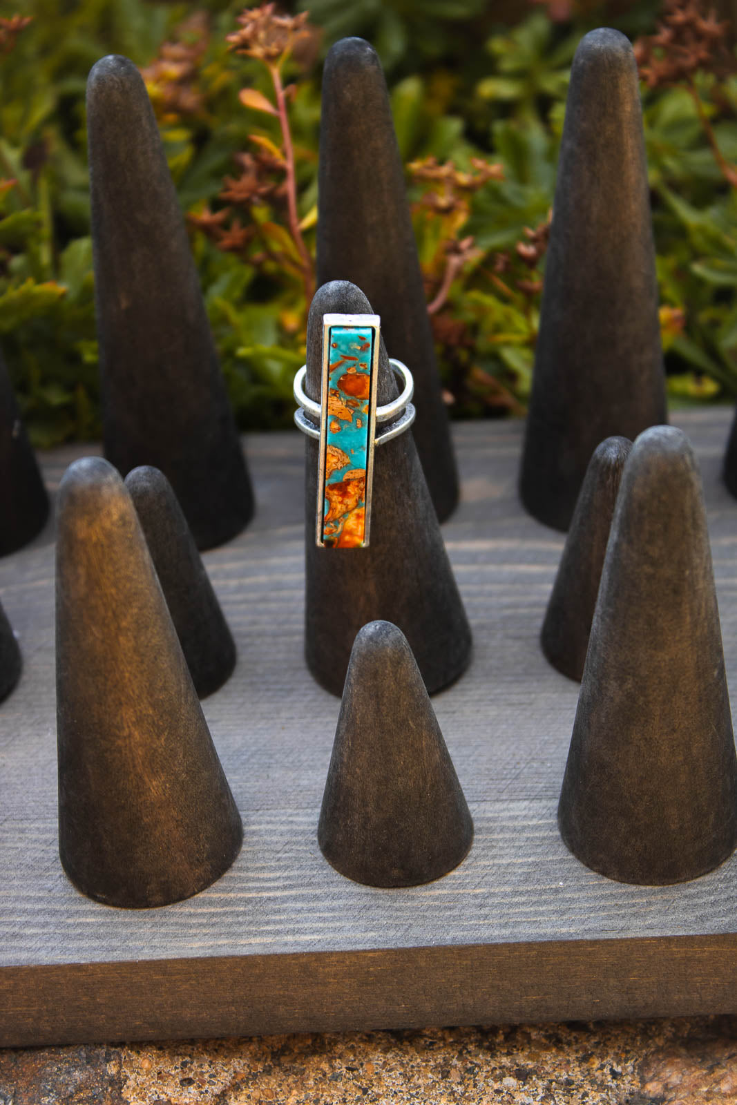 Blythe Bar Gemstone Ring