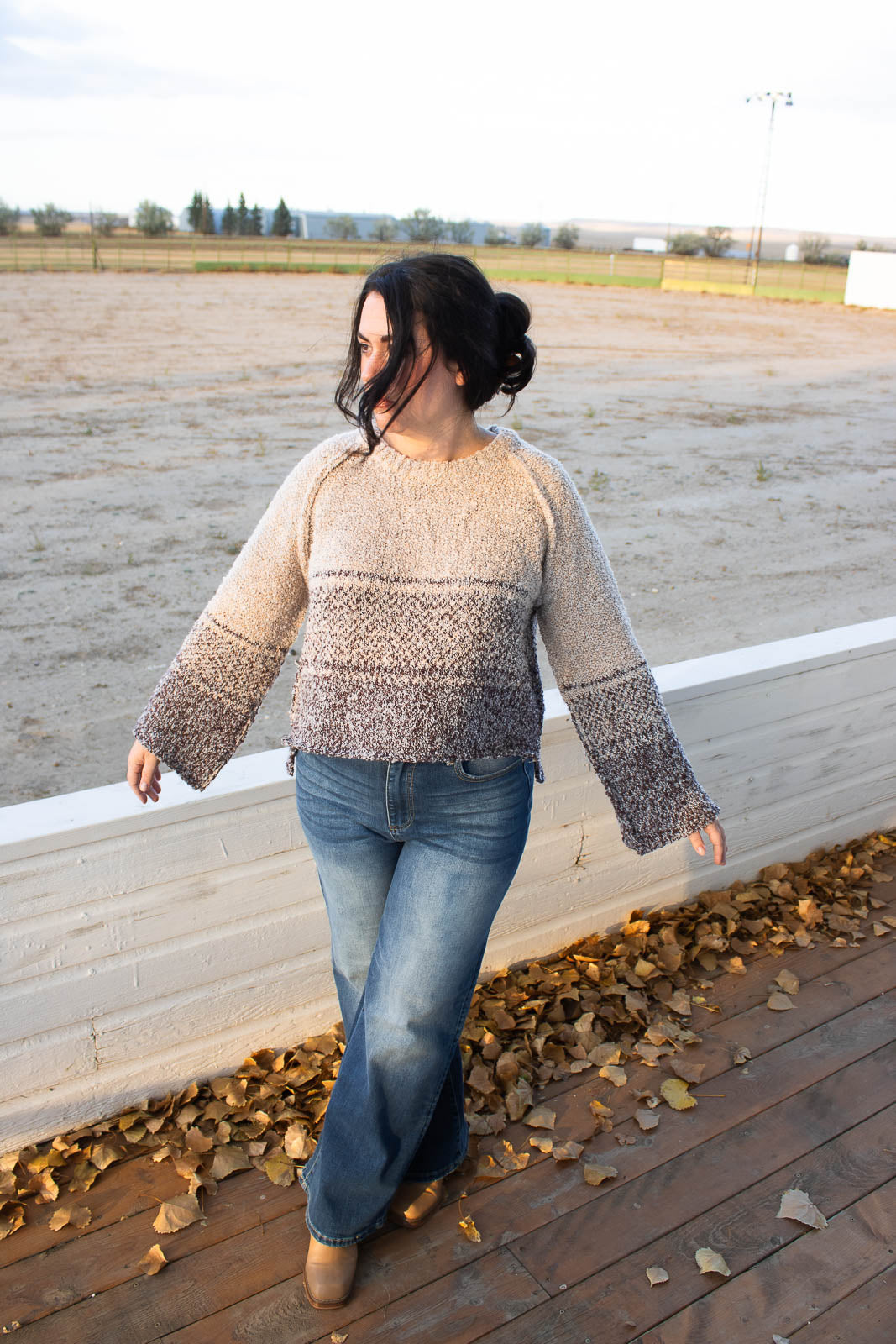 Fraya Wide Sleeve Sweater
