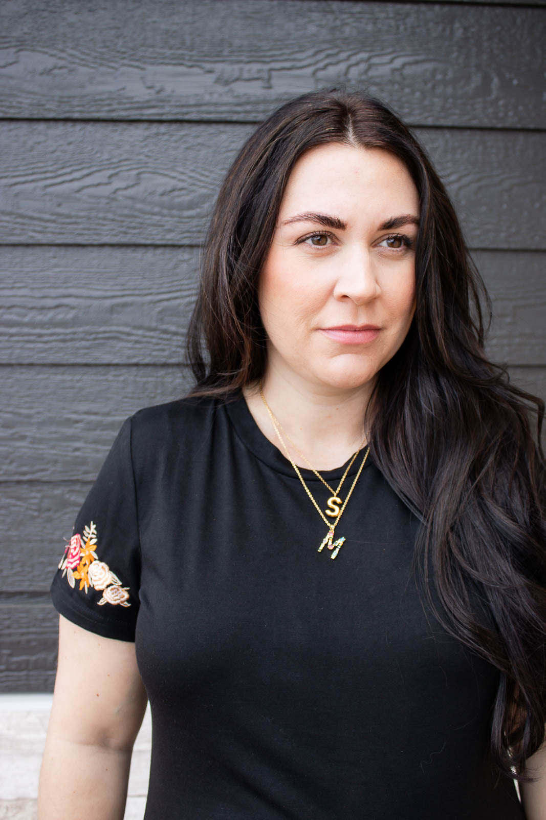 Troy Gold Dipped Initial Necklace