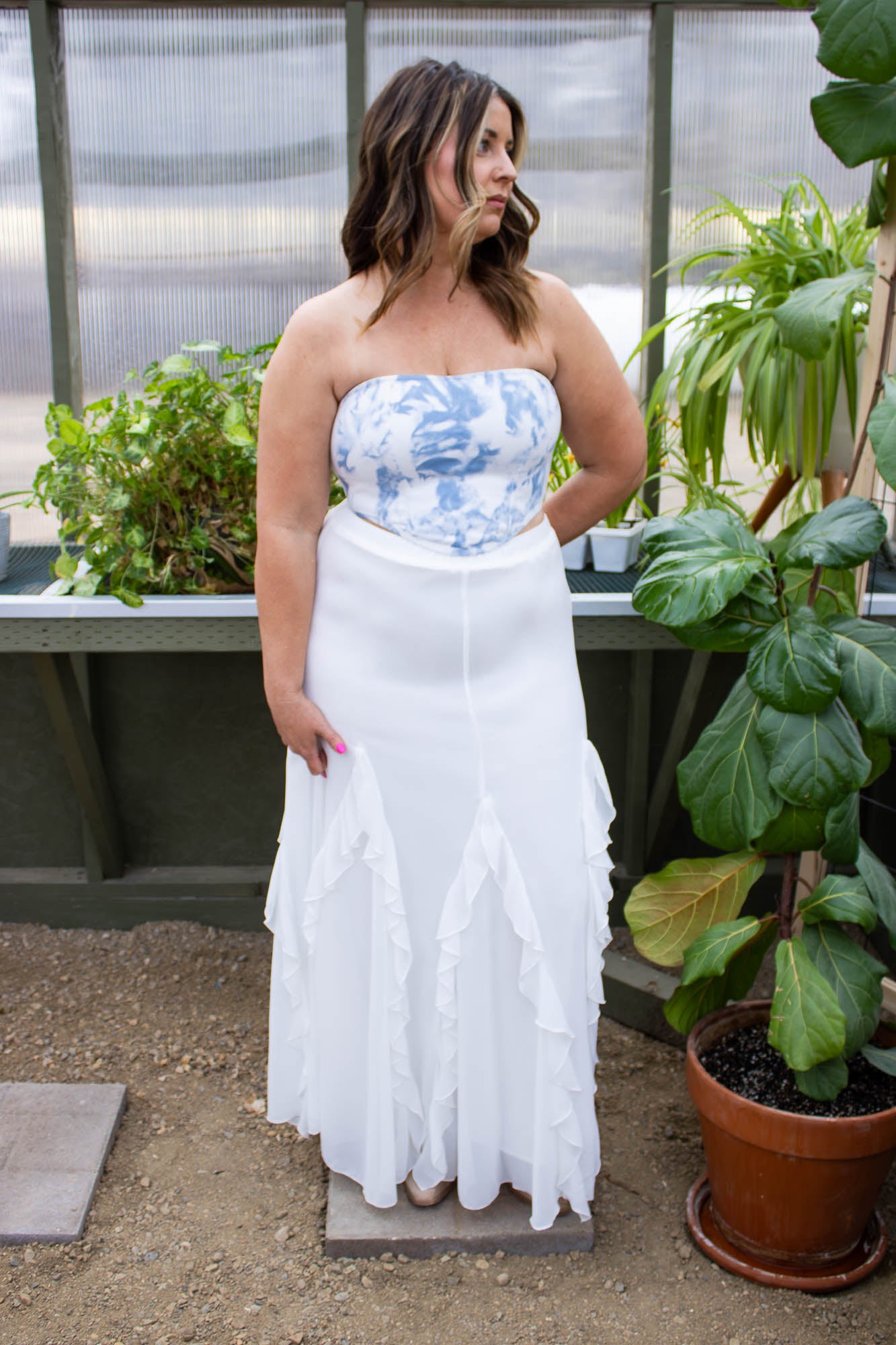 Mercedes Maxi Ruffle Skirt
