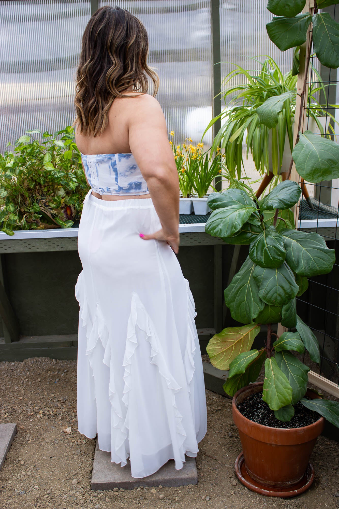 Mercedes Maxi Ruffle Skirt