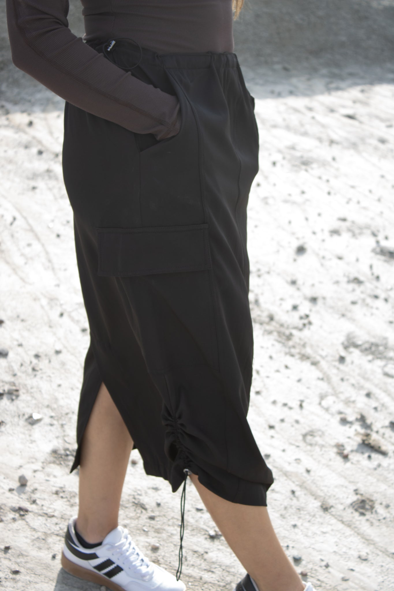 Morena Cargo Maxi Skirt