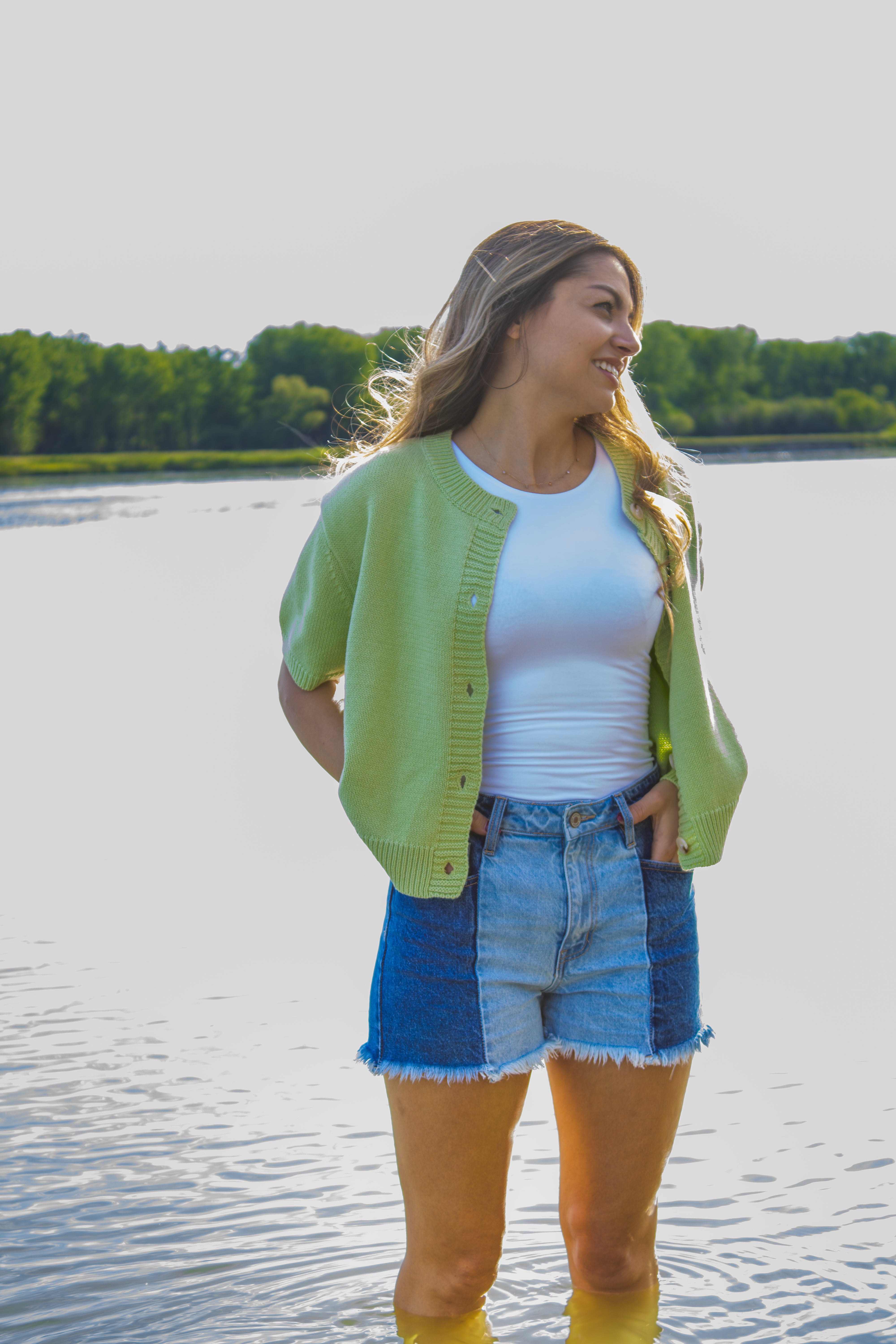 Solvi Short Sleeve Sweater
