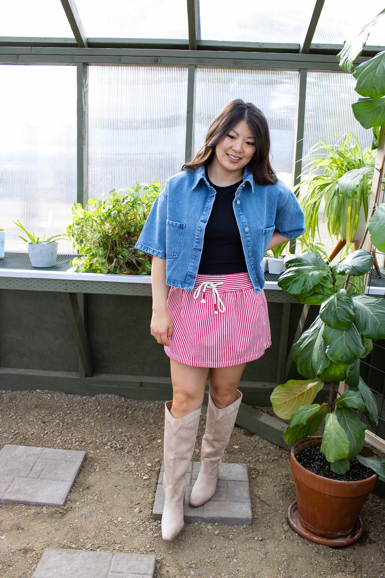 Jodie Drawstring Skort