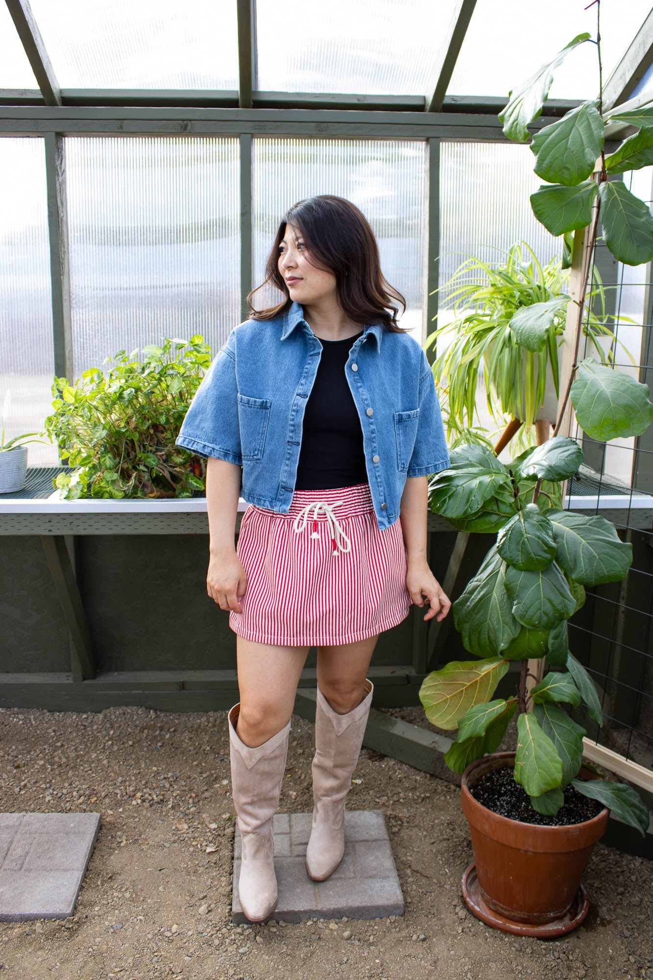 Jodie Drawstring Skort