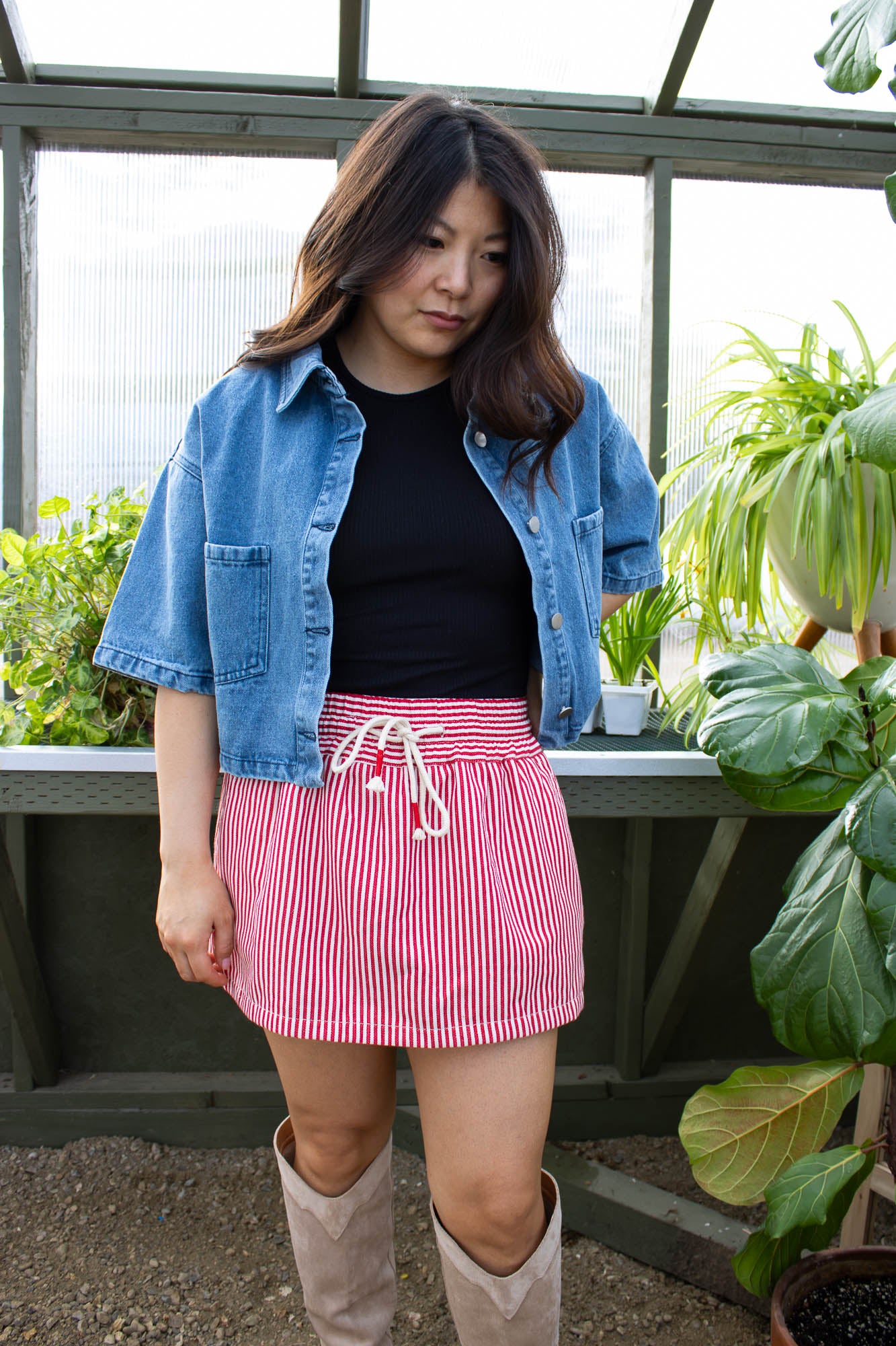 Jodie Drawstring Skort