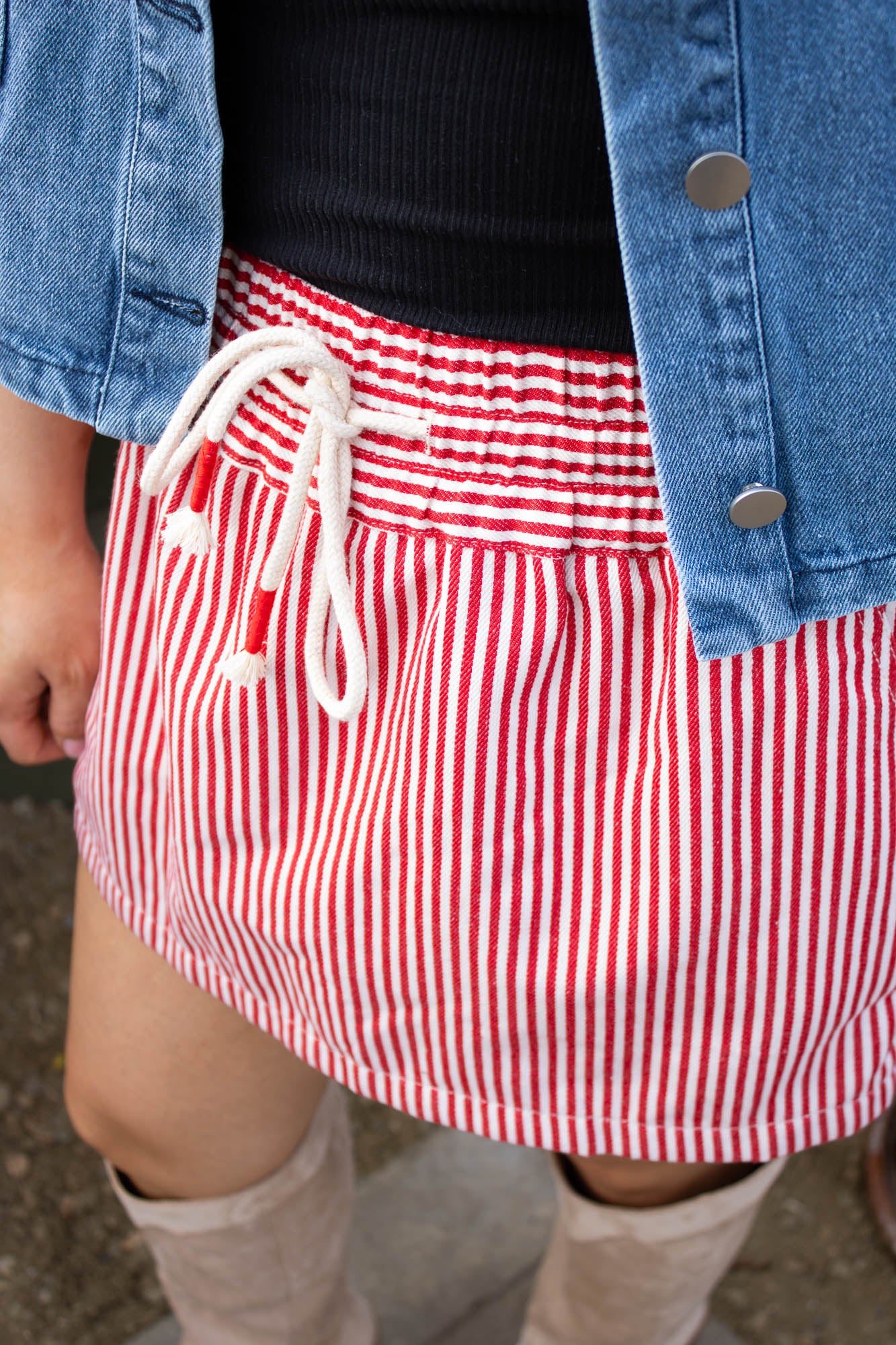Jodie Drawstring Skort