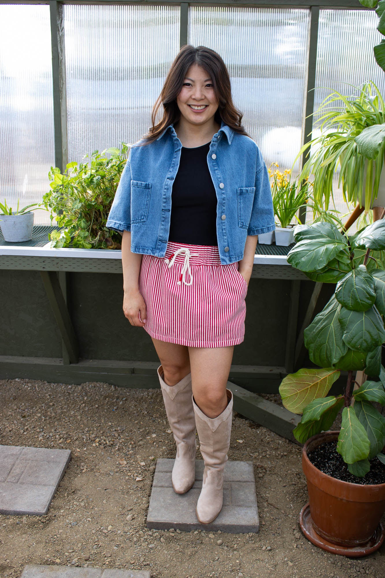 Jodie Drawstring Skort