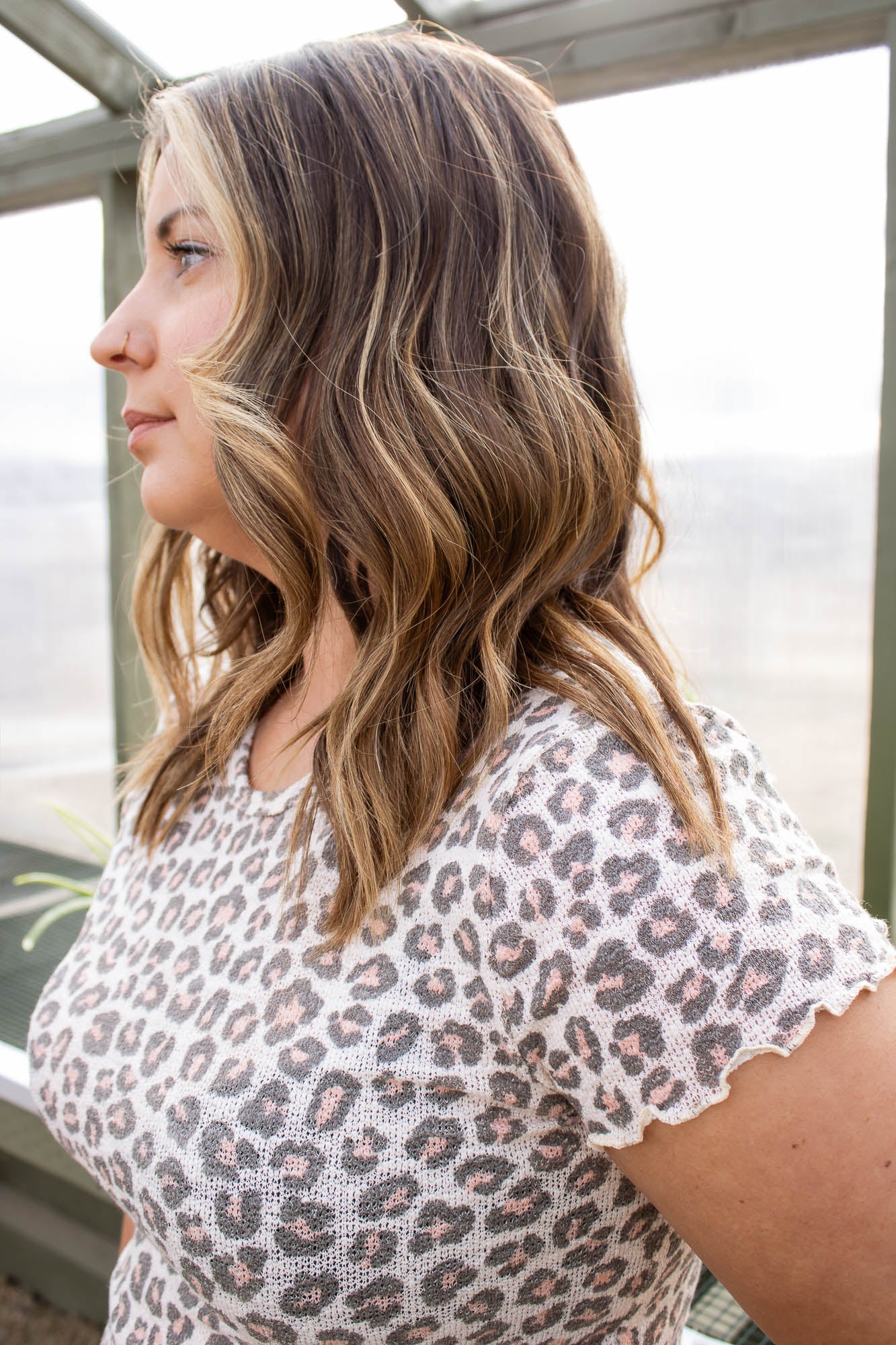 Dilley Leopard Print Tee