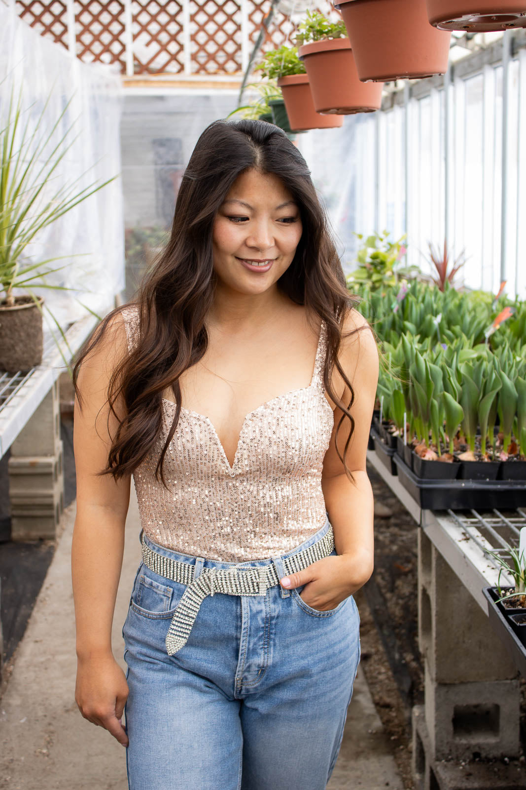 Lucia Sequin Bodysuit