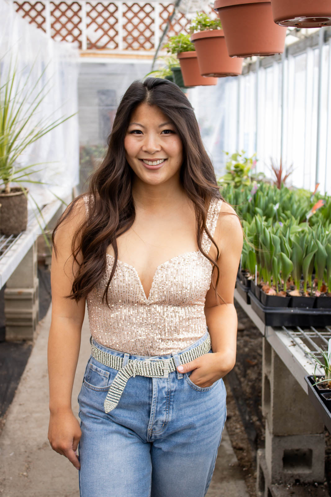 Lucia Sequin Bodysuit