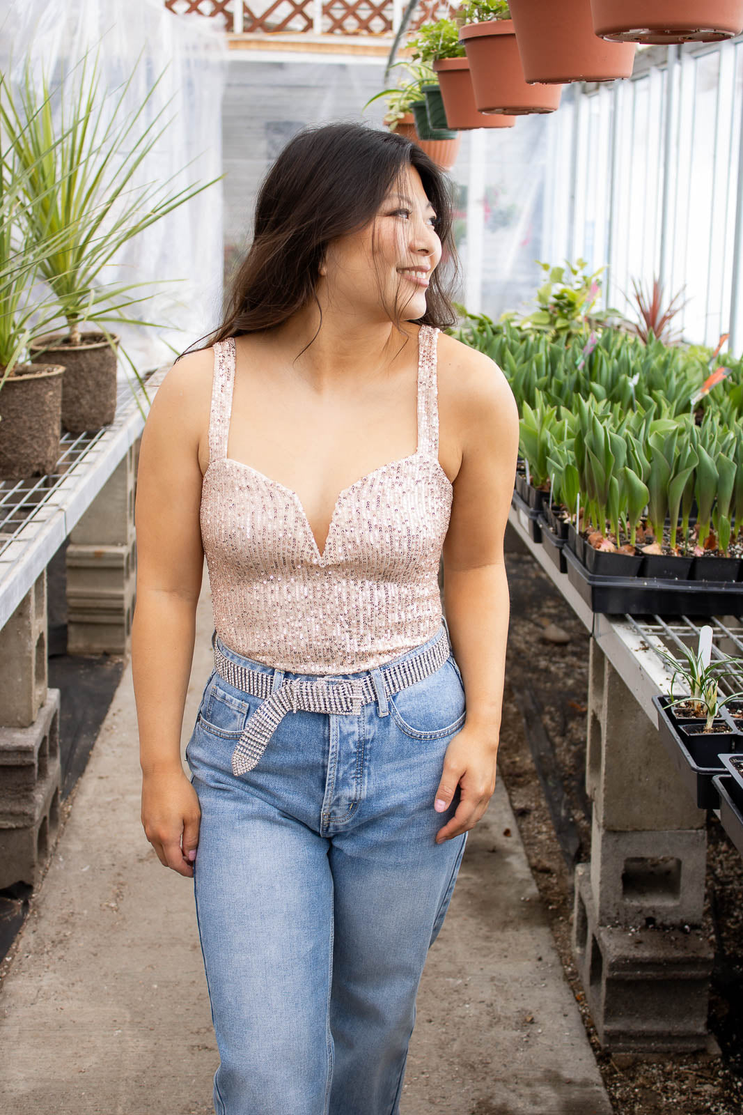 Lucia Sequin Bodysuit