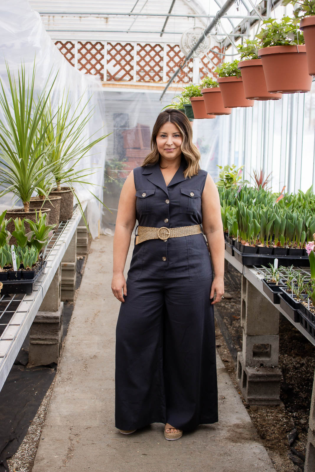 Judith Belted Jumpsuit