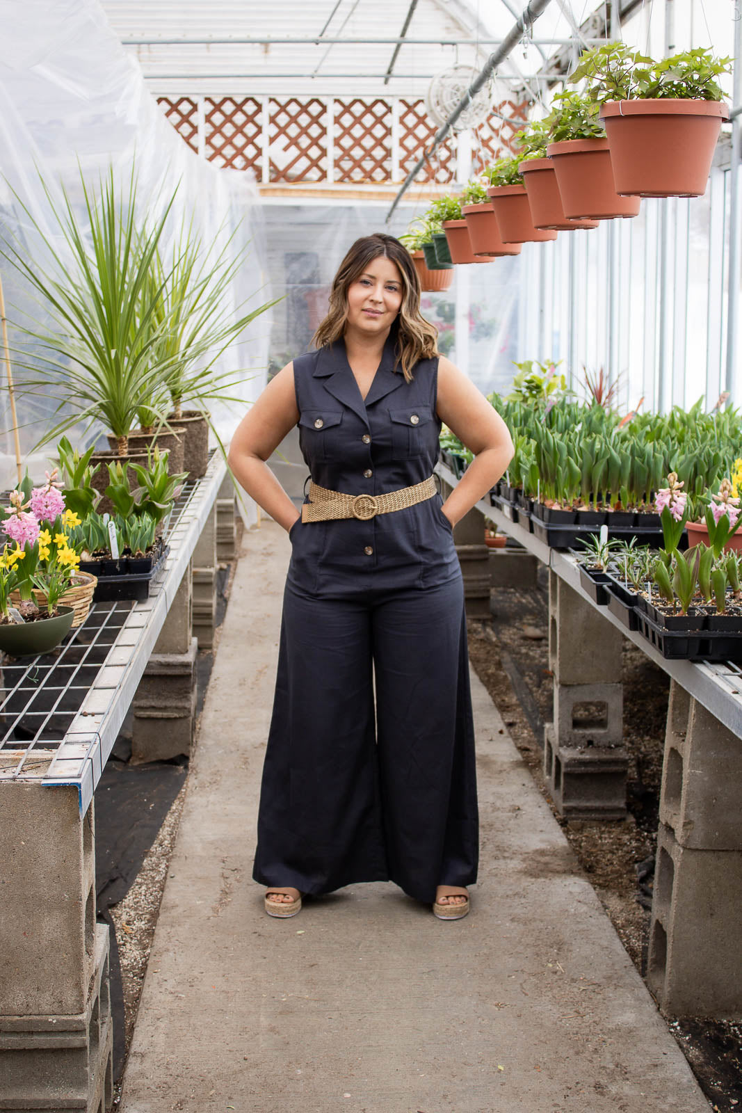 Judith Belted Jumpsuit