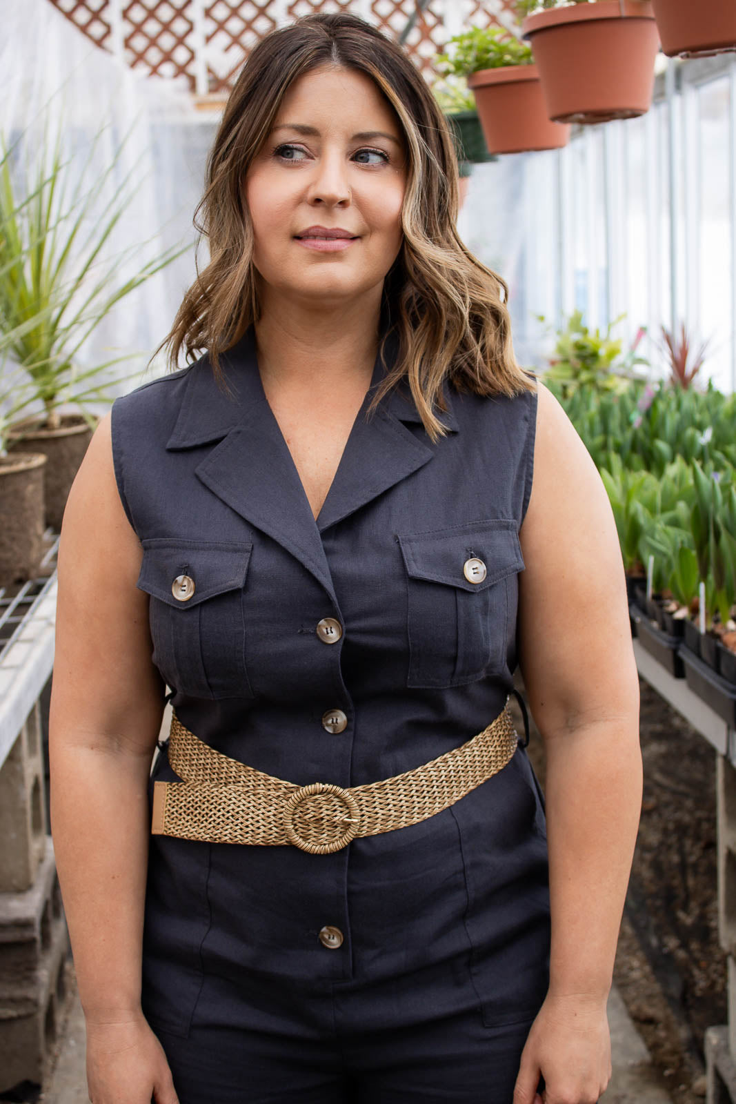 Judith Belted Jumpsuit