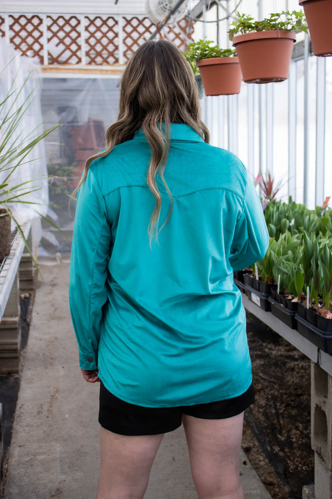 Trudy Velvet Long Sleeve Shirt