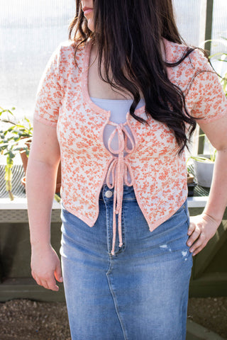 Daisy Distressed Denim Shorts