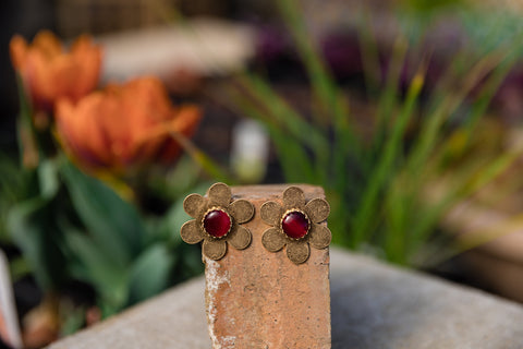 Maverick Concho Flower Bobby Pin Set
