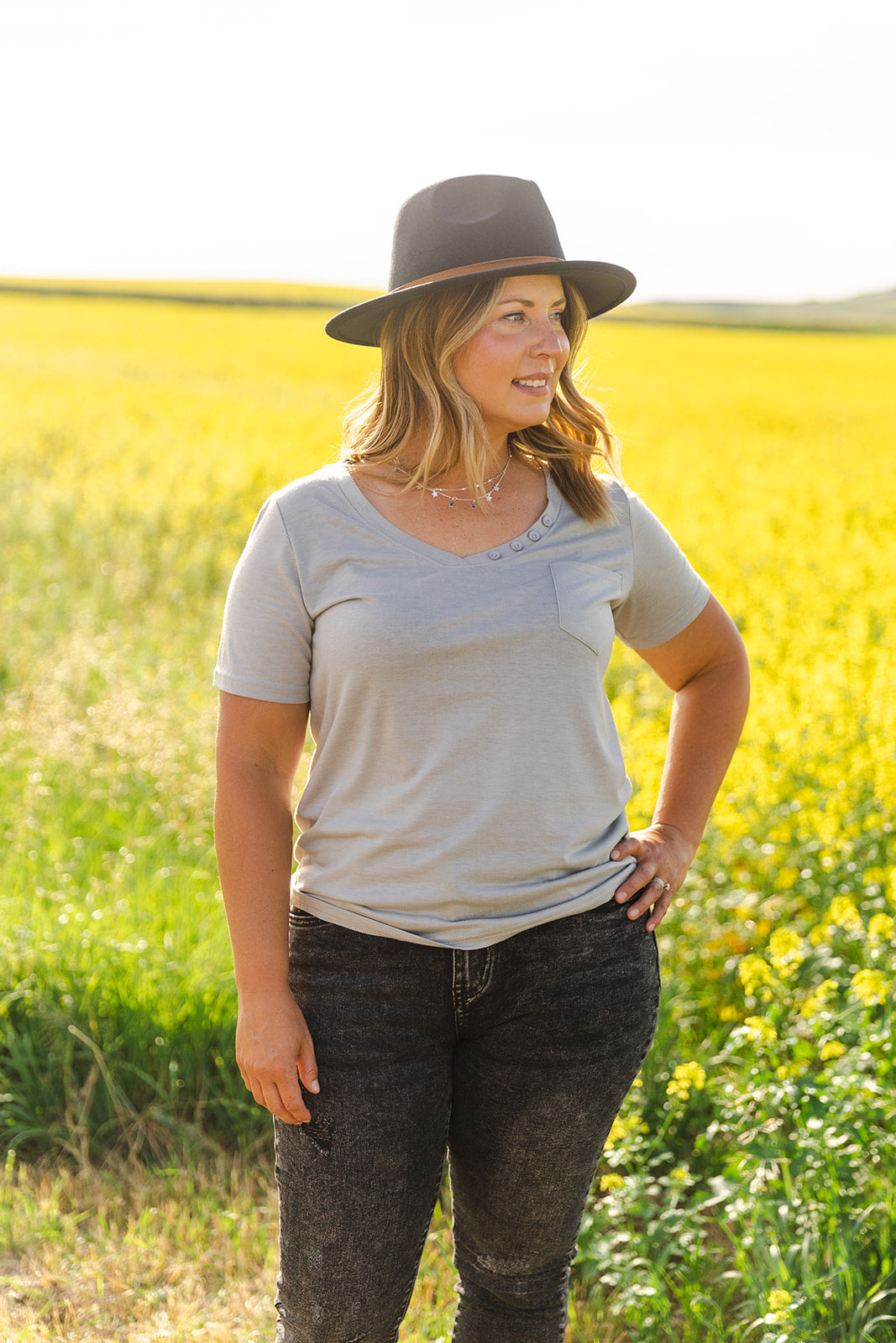 Onie V-Neck T-Shirt